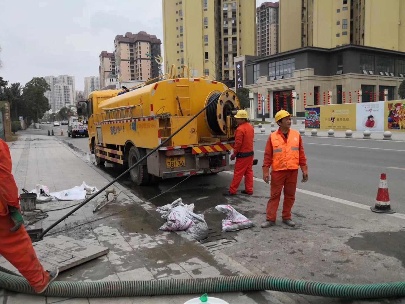 桓仁排污管道清淤-管道清洗